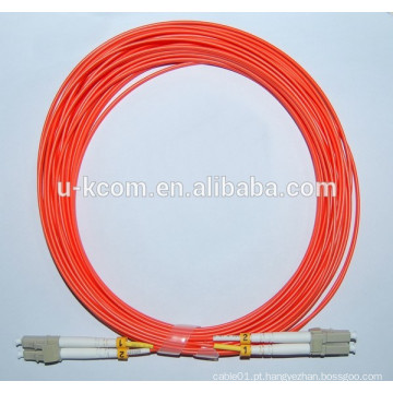 LC / LC Duplex MM Fibra Óptica Patch Cord